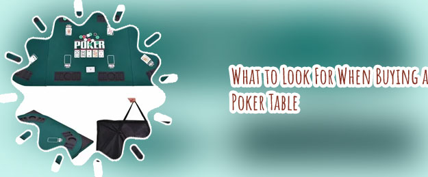 Best portable poker table