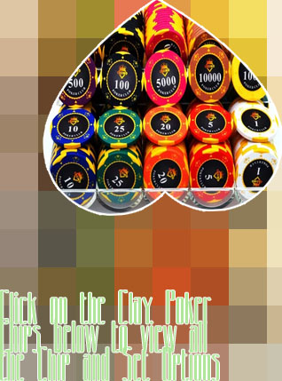 Clay poker chips