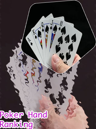 Flush poker hand