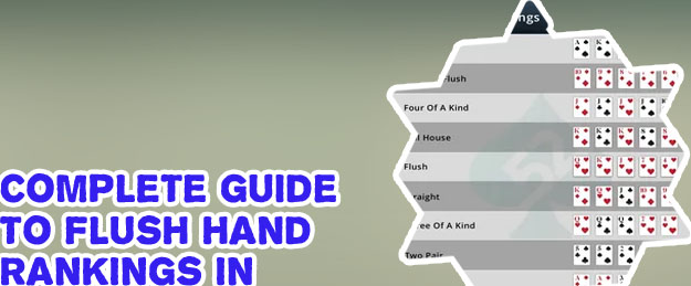 Flush ranking in poker