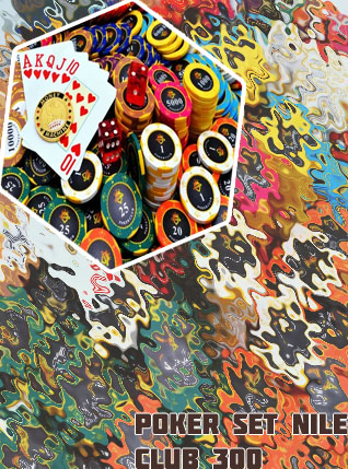 Nile poker chips