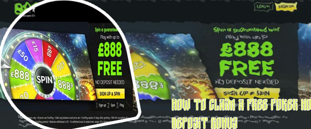 Online poker free signup bonus no deposit