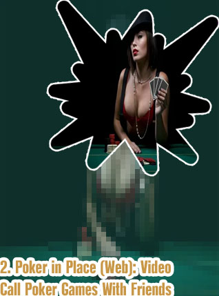 Online poker with video chat