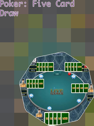 Play 5 card draw poker online free