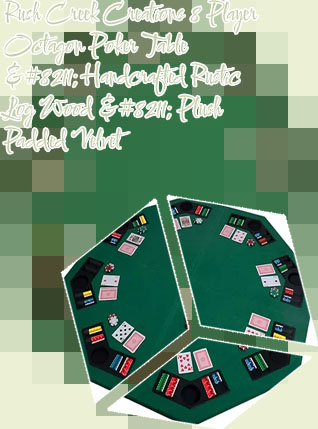 Poker table for 8
