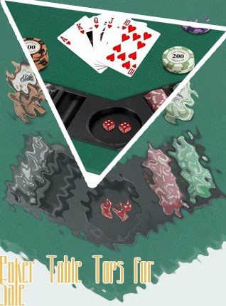 Poker table top foldable