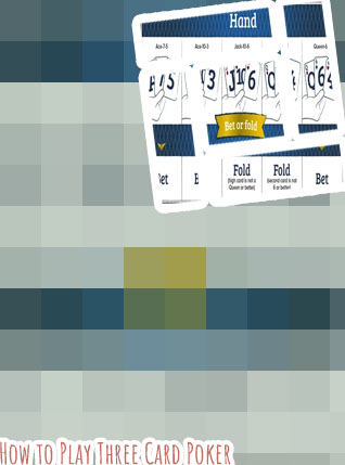 Three card poker strategy